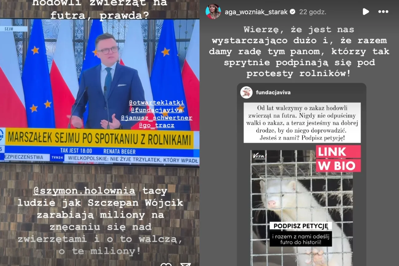 Woźniak-Starak puściły nerwy. Uderzyła w Hołownię ws. ochrony zwierząt