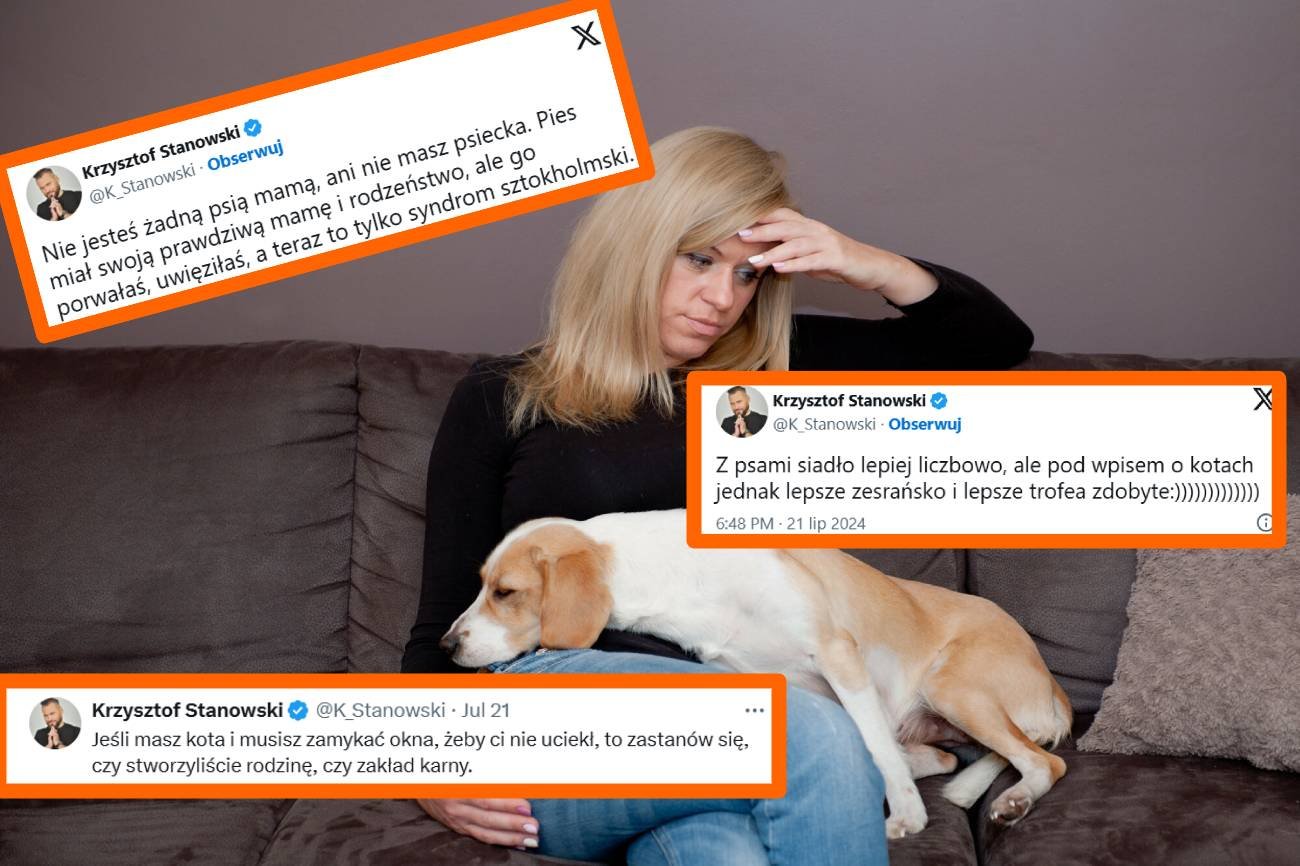 Krzysztof Stanowski rozpętał burzę. Kociarze i psiarze kłócą się z nim