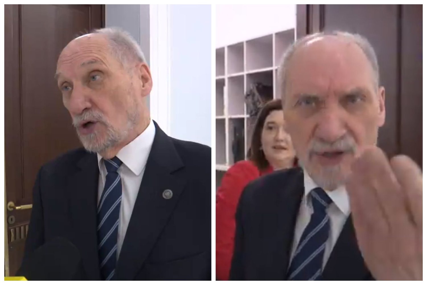 Antoni Macierewicz próbował być zabawny w rozmowie z TVN. Żart nie do końca się udał.