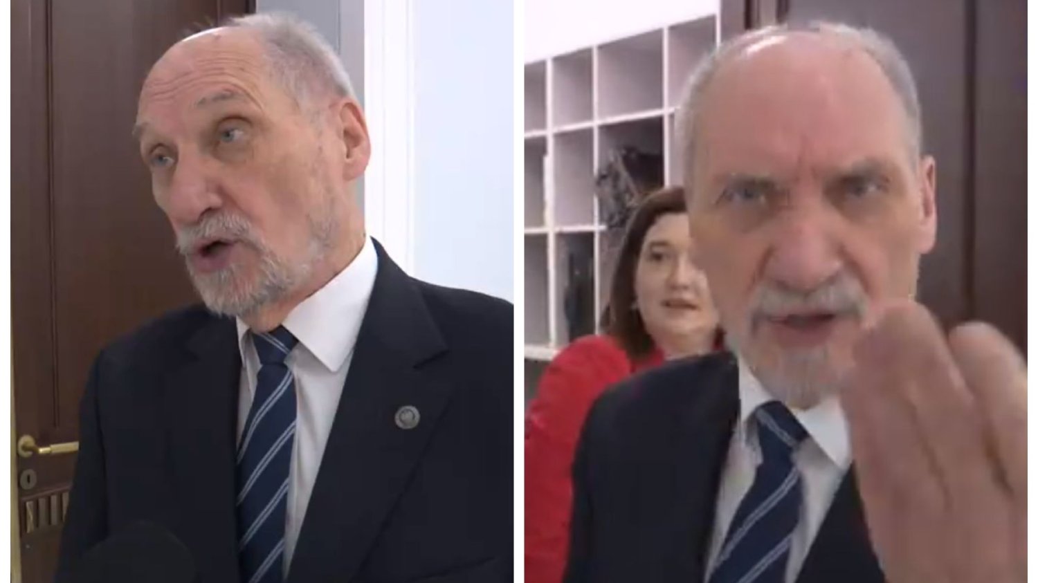 Antoni Macierewicz próbował być zabawny w rozmowie z TVN. Żart nie do końca się udał.