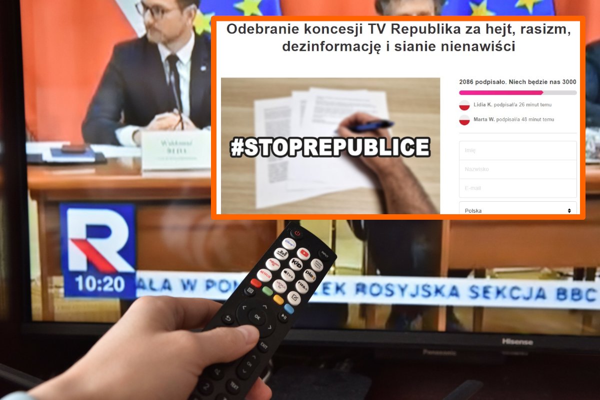 tv republika petycja koncesja donald tusk dlaczego krrit