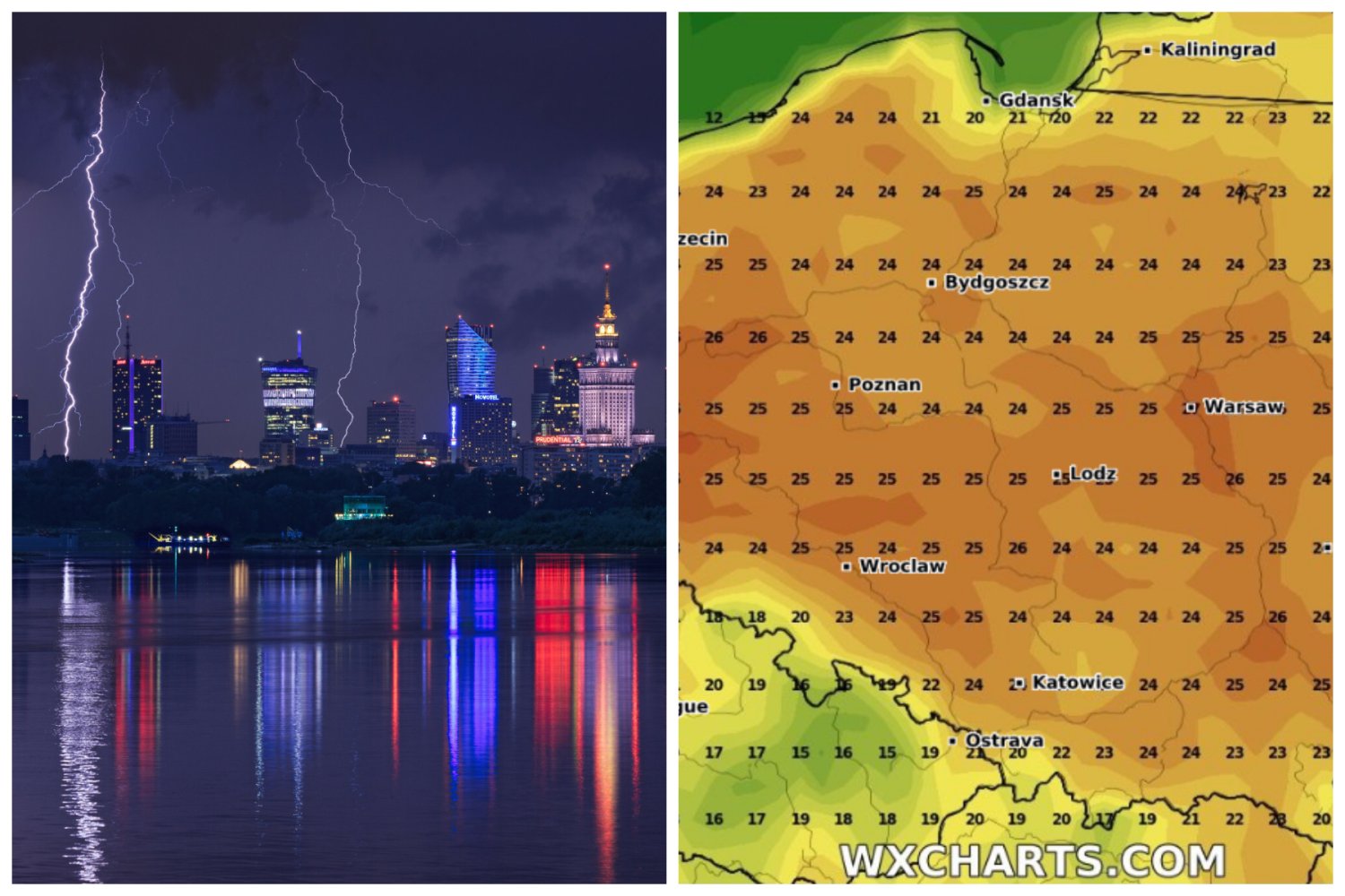 Pogoda. Przed nami tydzień burzowy z niebezpiecznymi zjawiskami atmosferycznymi.
