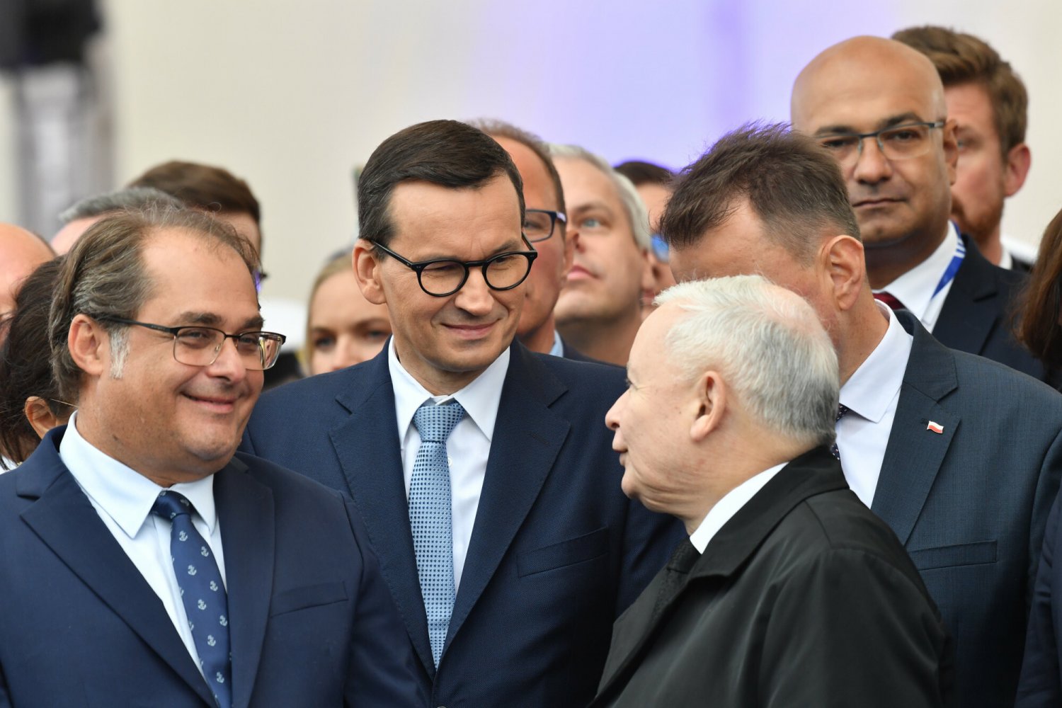 Polska Żegluga Morska zanotowała gigantyczną stratę w ostatnim roku rządów PiS. Na zdjęciu po lewej Marek Gróbarczyk, były sekretarz stanu w Ministerstwie Infrastruktury.