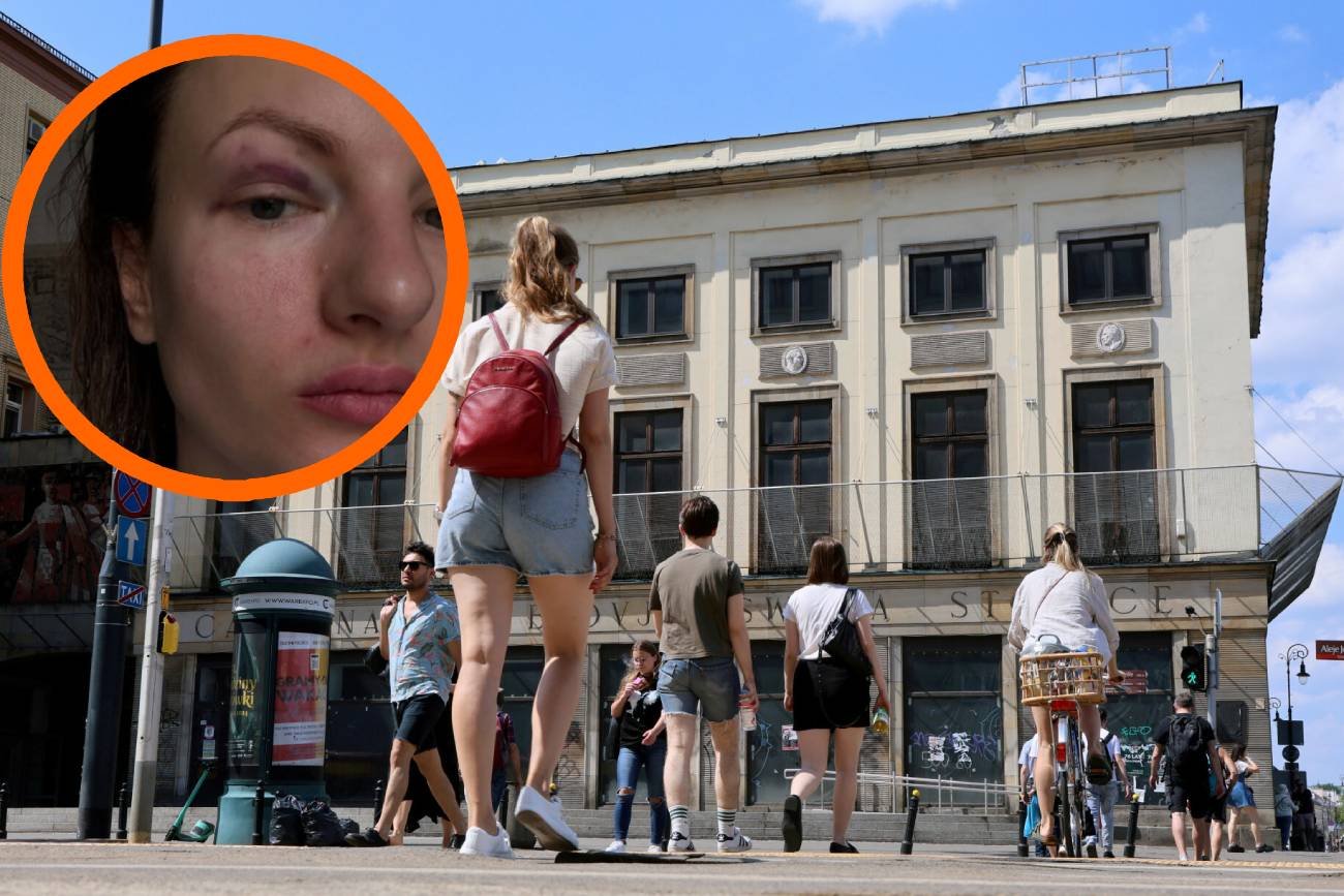 Rowerzysta z Warszawy uderzył kobietę w twarz. Miał w ręku nóż