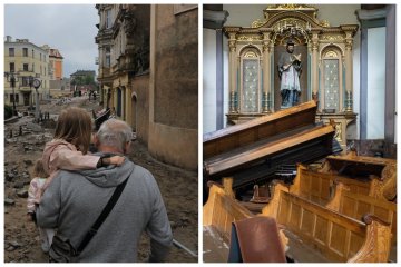Ludzie z Kłodzka stracili dobytek życia w powodzi. Tamtejsi franciszkanie zaapelowali zaś o pomoc finansową na zniszczony klasztor i kościół.