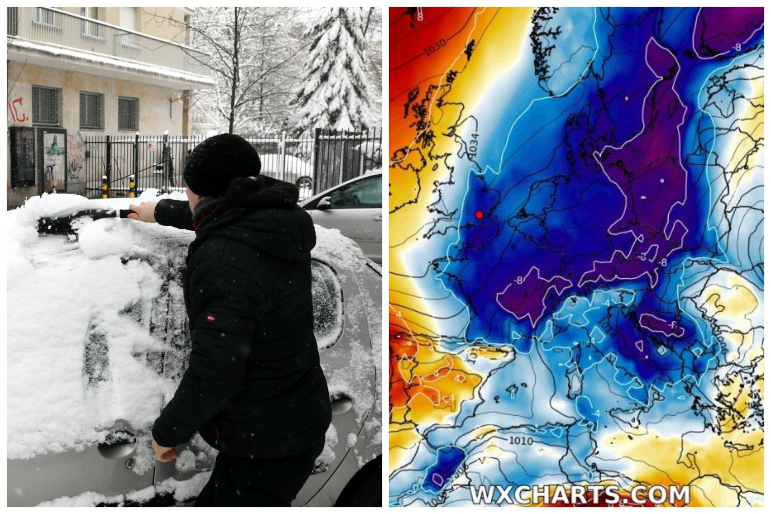 Prognoza pogody. Strzał zimna w całej Europie.