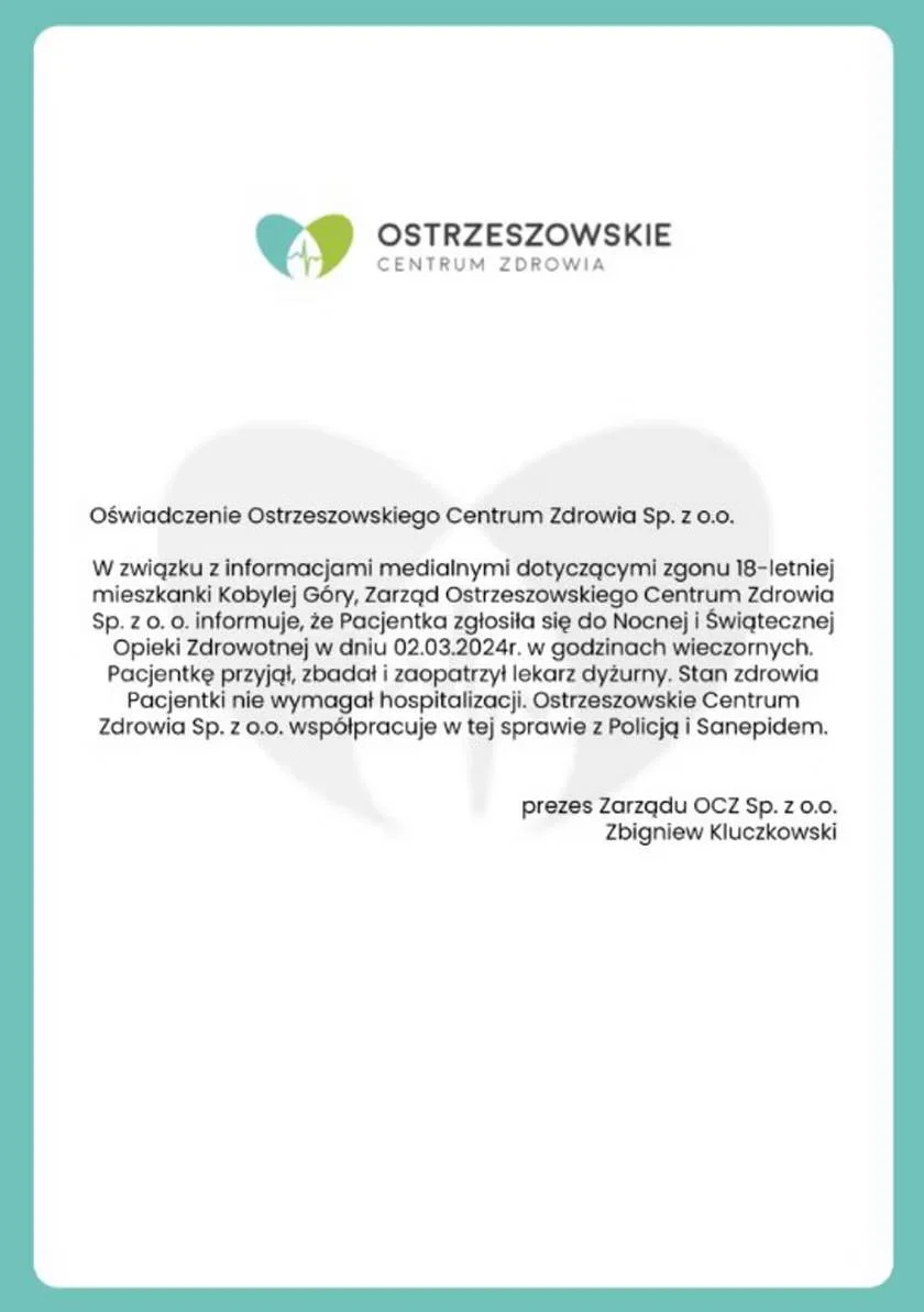 Ostrzeszowskie Centrum Zdrowia/oświadczeni