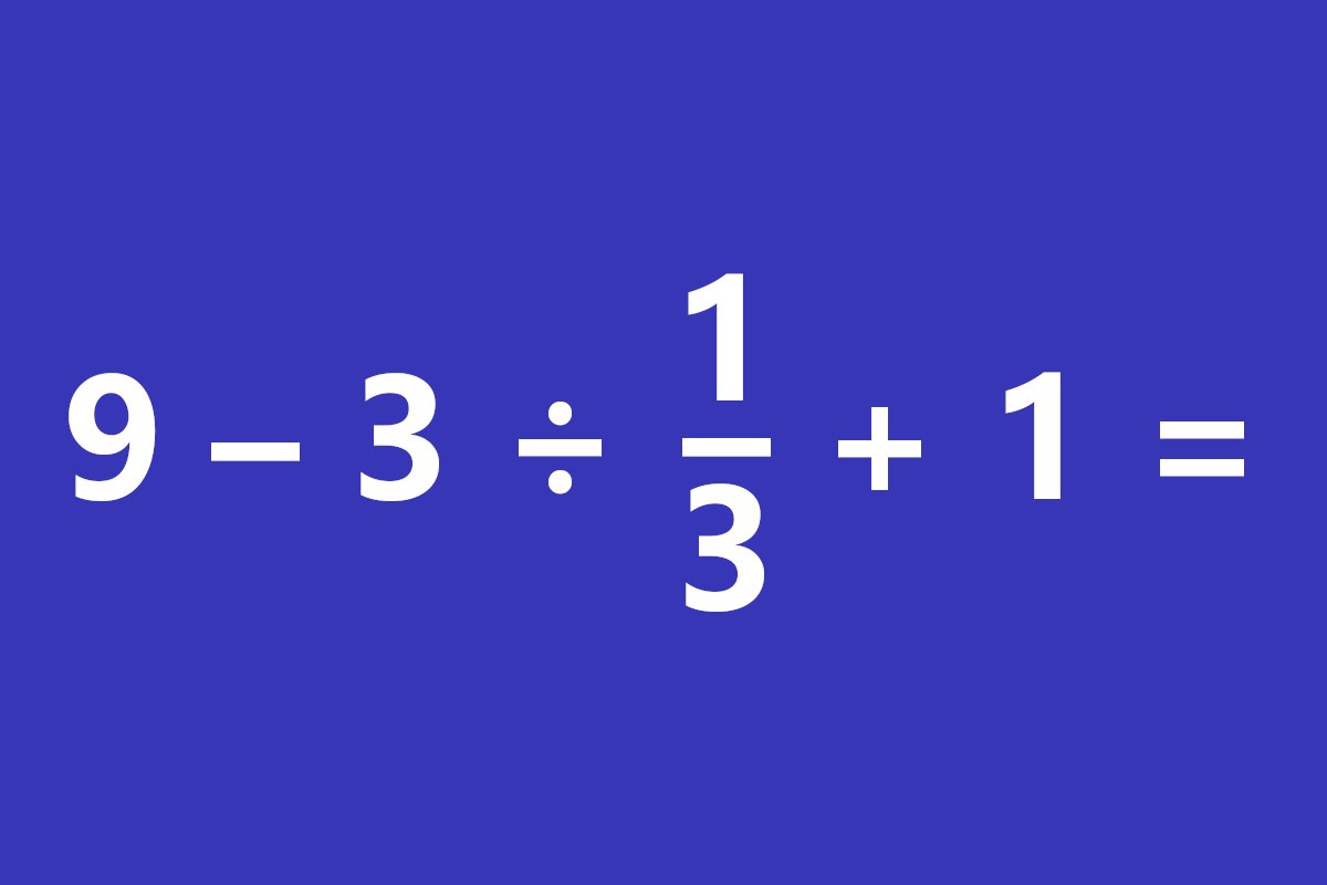 Znasz rozwiązanie tej viralowej zagadki matematycznej?