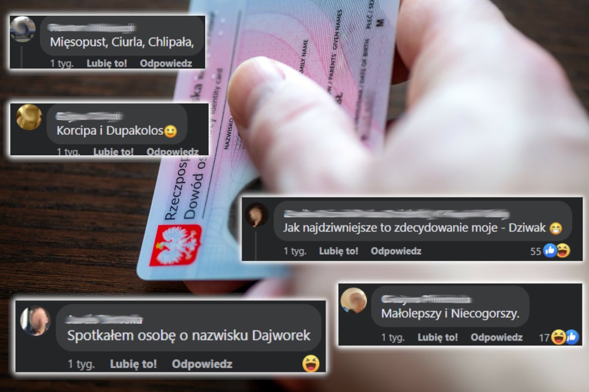 najdziwniejsze nazwiska w polsce lista nazwisko