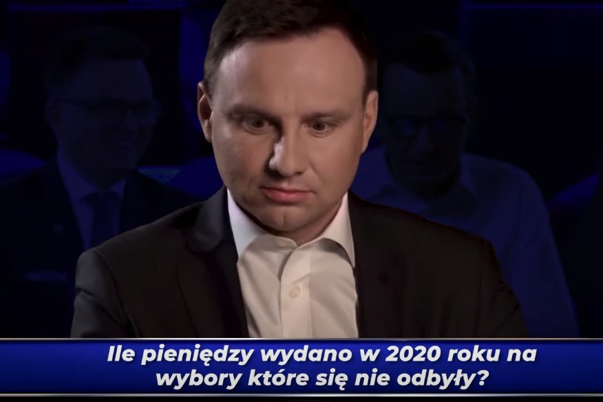 Film z Andrzejem Dudą w "Milionerach" to hit internetu