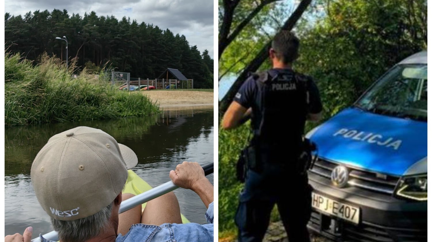 Opolszczyzna: pijany ojciec wywrócił kajak z 3-letnim synkiem. Wypadek