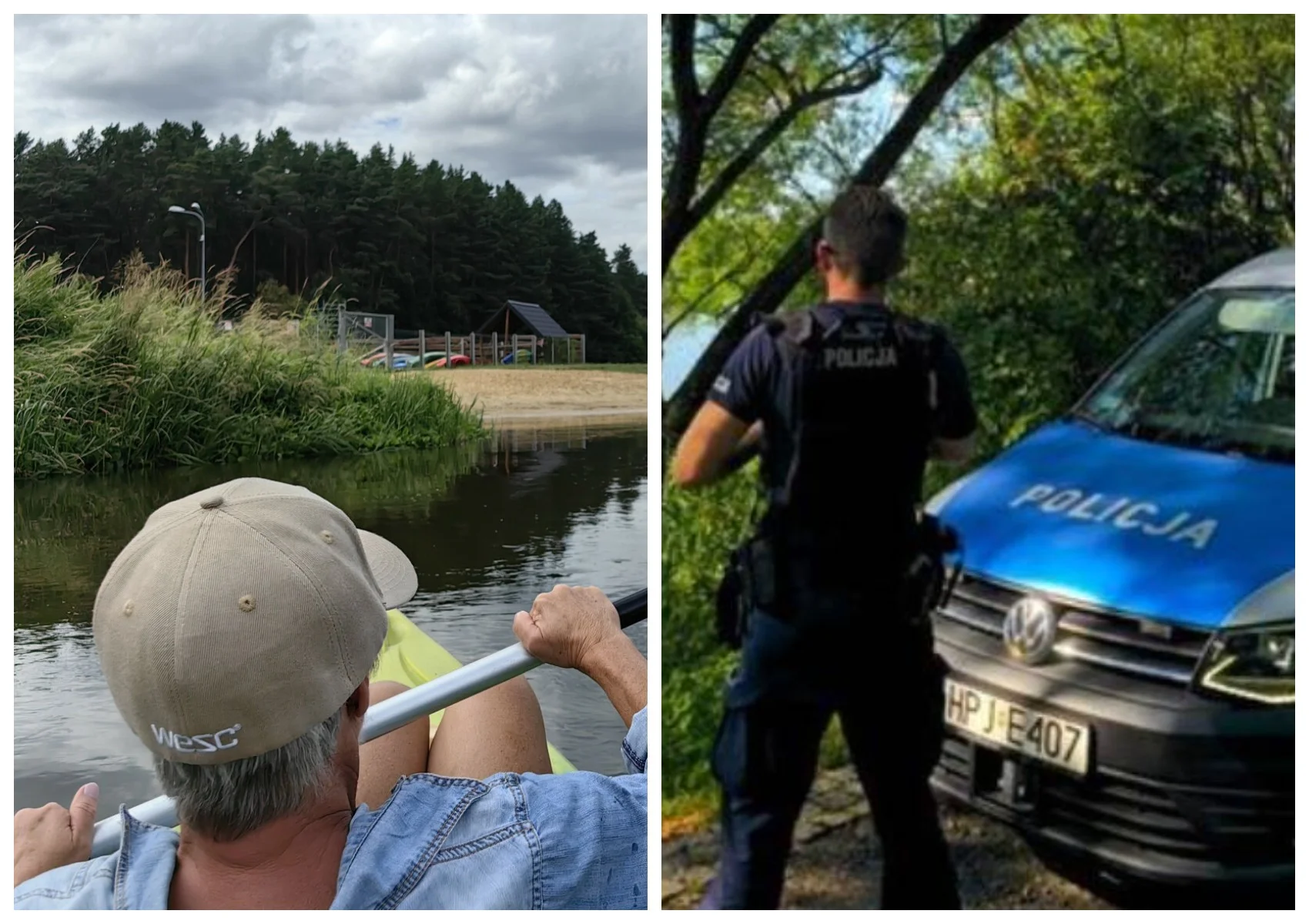 Opolszczyzna: pijany ojciec wywrócił kajak z 3-letnim synkiem. Wypadek