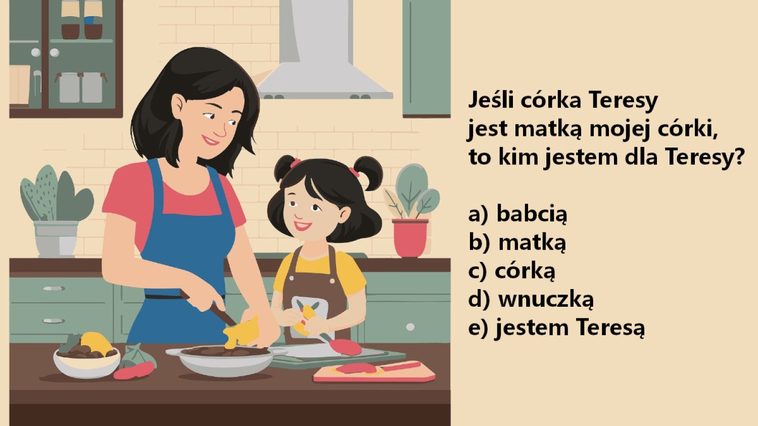 zagadka teresa matka córki kim jestem łamigłówka zagadka teresa matka córki kim jestem łamigłówka