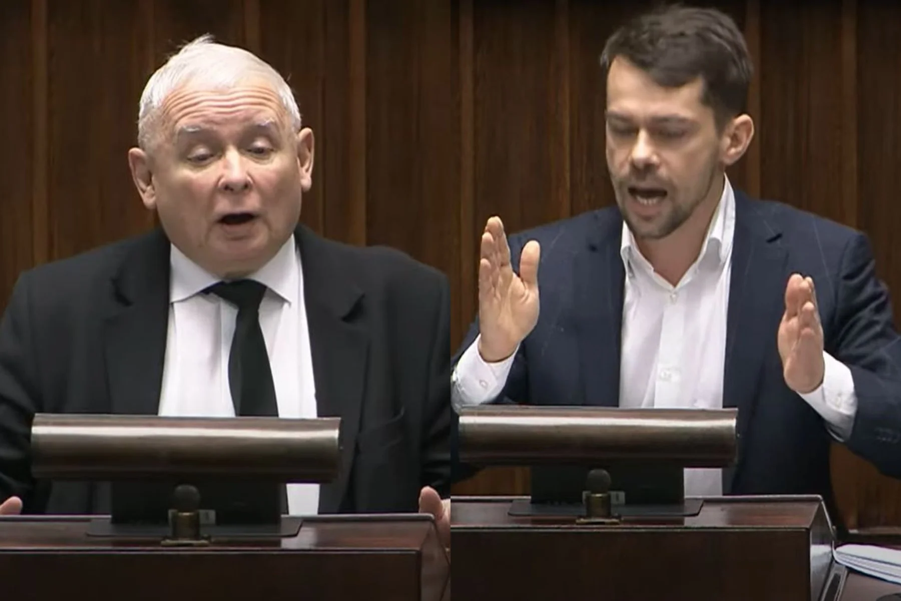 Michał Kołodziejczak zaatakował w Sejmie Jarosława Kaczyńskiego.