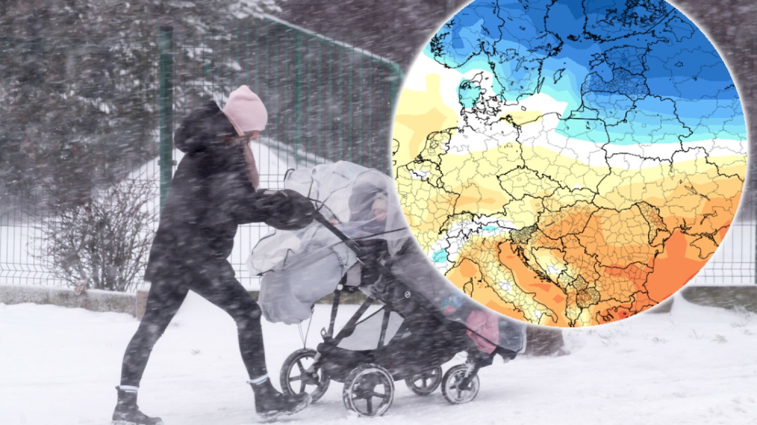pogoda luty 2024 polska prognoza mróz burze śnieżne śnieżyce opady śniegu