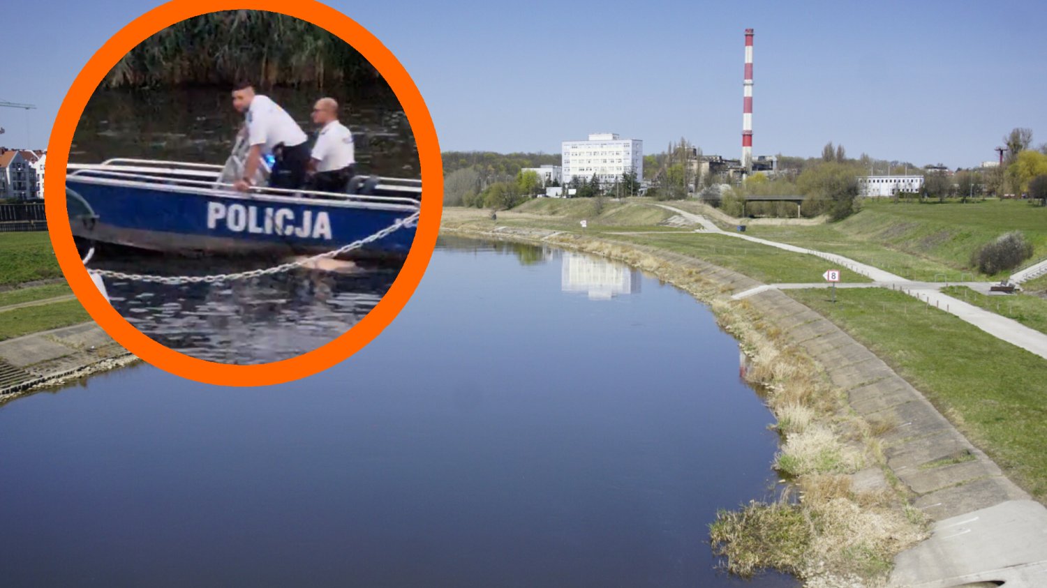 warta zwłoki topielec torba na głowie poznań policja zdjęcia