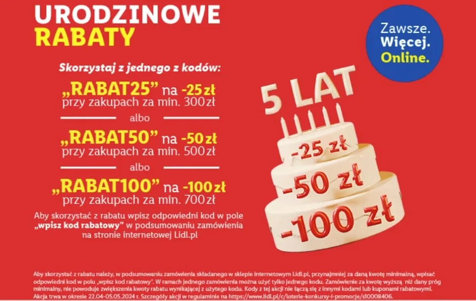 lidl promocja rabat urodziny sklep online kody rabatowe lidl promocja rabat urodziny sklep online kody rabatowe