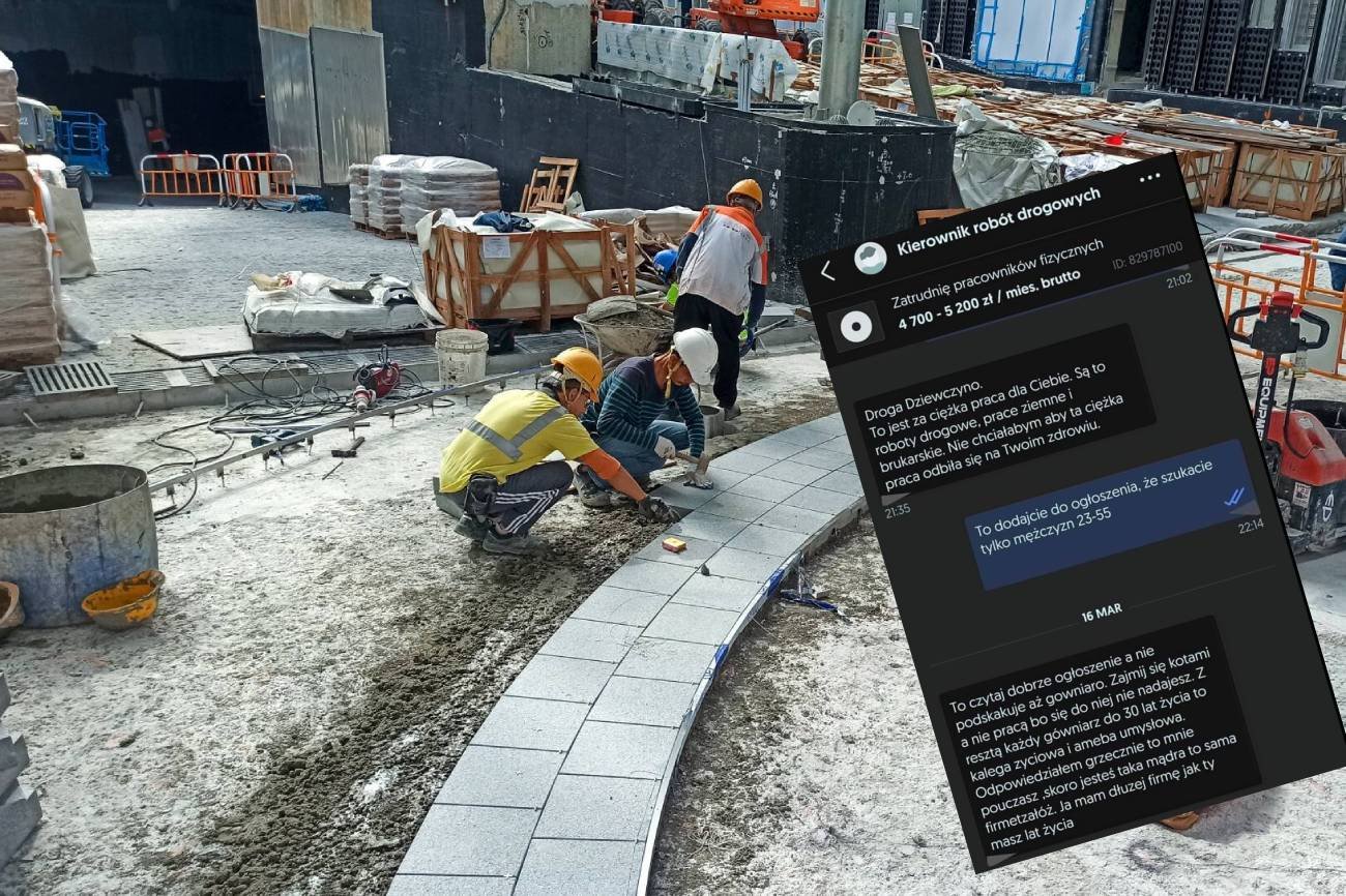 Kobieta chciała pracować na budowie. Szef ją wyśmiał, bo jest kobietą