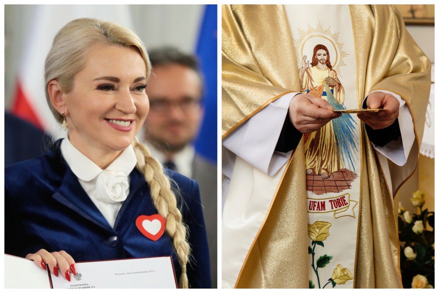 Ksiądz Artur Dyjak z Potoku Wielkiego domaga się ekskomuniki dla Marty Wcisło, posłanki Koalicji Obywatelskiej.