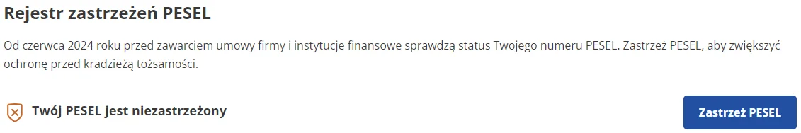 pesel jak zastrzec cofnięcie bank po co pesel jak zastrzec cofnięcie bank po co