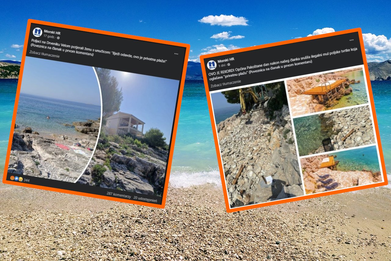 polacy chorwacja prywatne plaże samolowola budowlana chorwaci wściekli