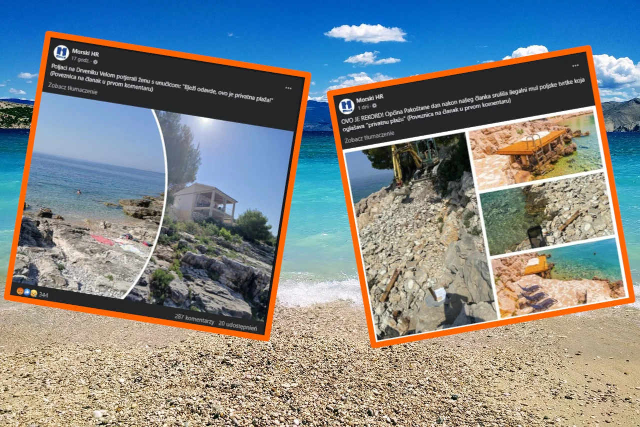 polacy chorwacja prywatne plaże samolowola budowlana chorwaci wściekli