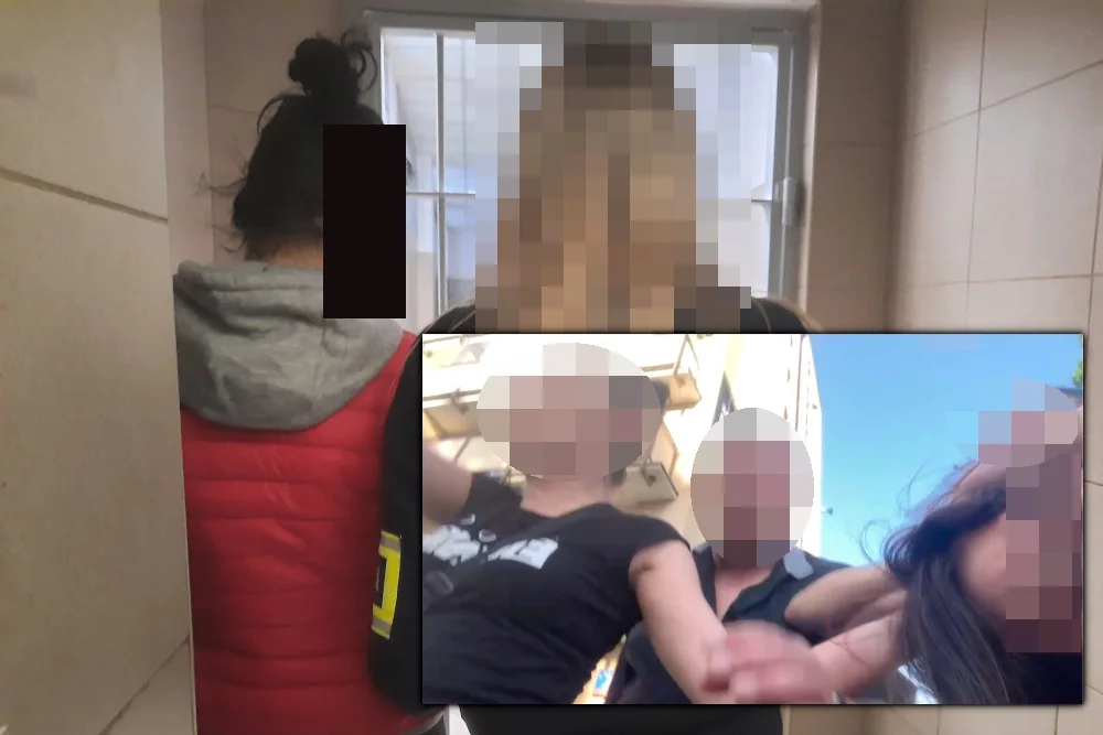 polka atak na białorusinkę warszawa wola film wideo policja