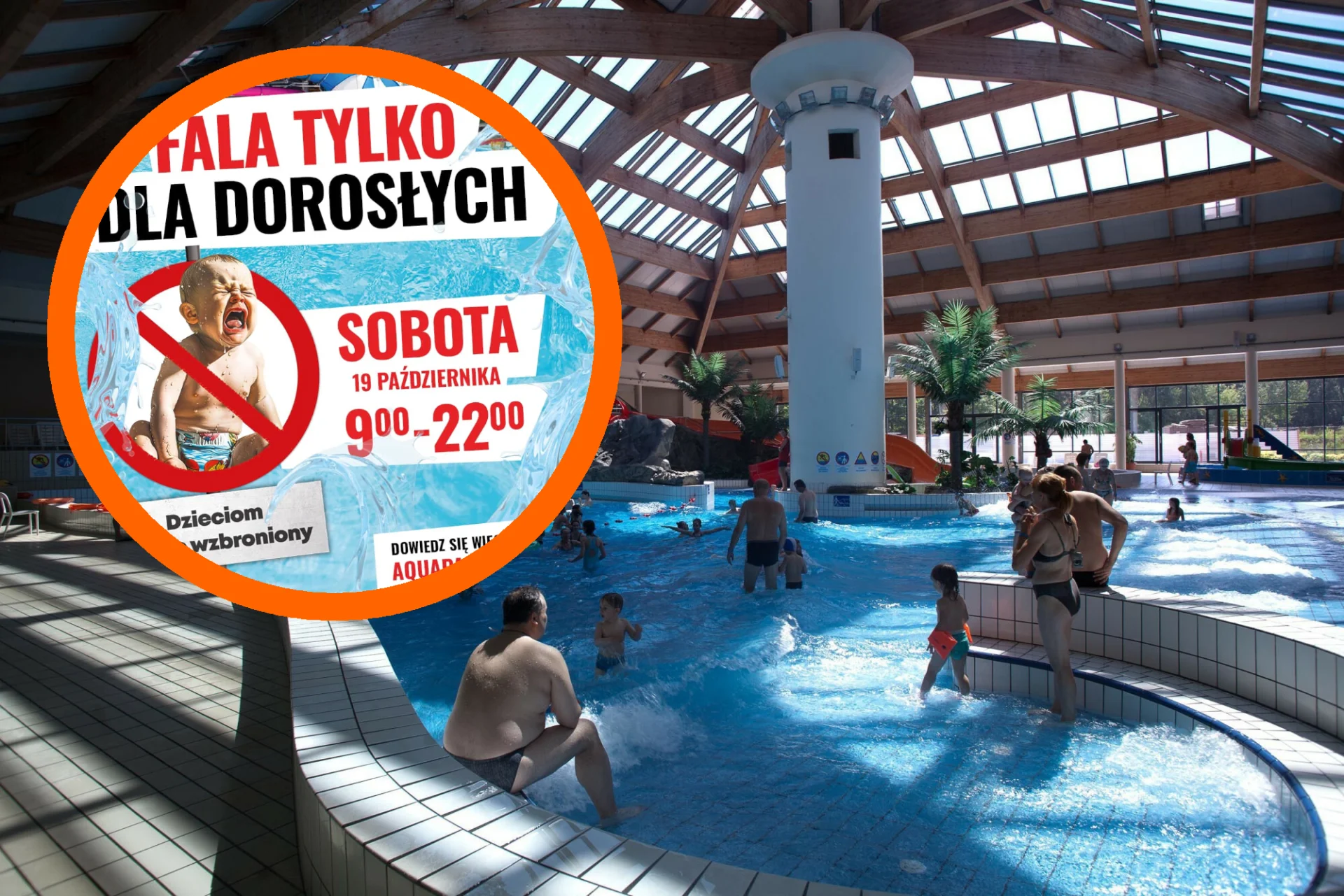aquapark fala tylko dla dorosłych zakaz wstępu dla dzieci kiedy reakcje komentarze internautów