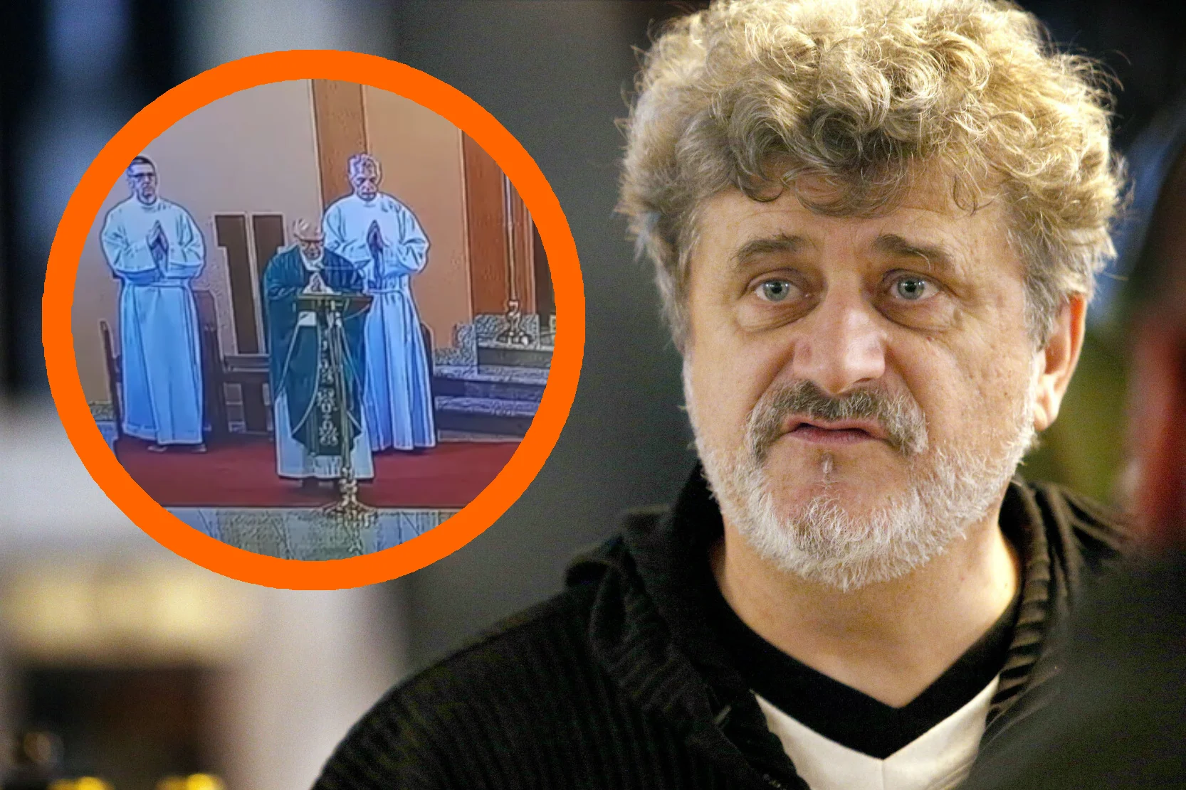 janusz palikot ksiądz luboń modlitwa film msza ksiądz olszewski kazanie