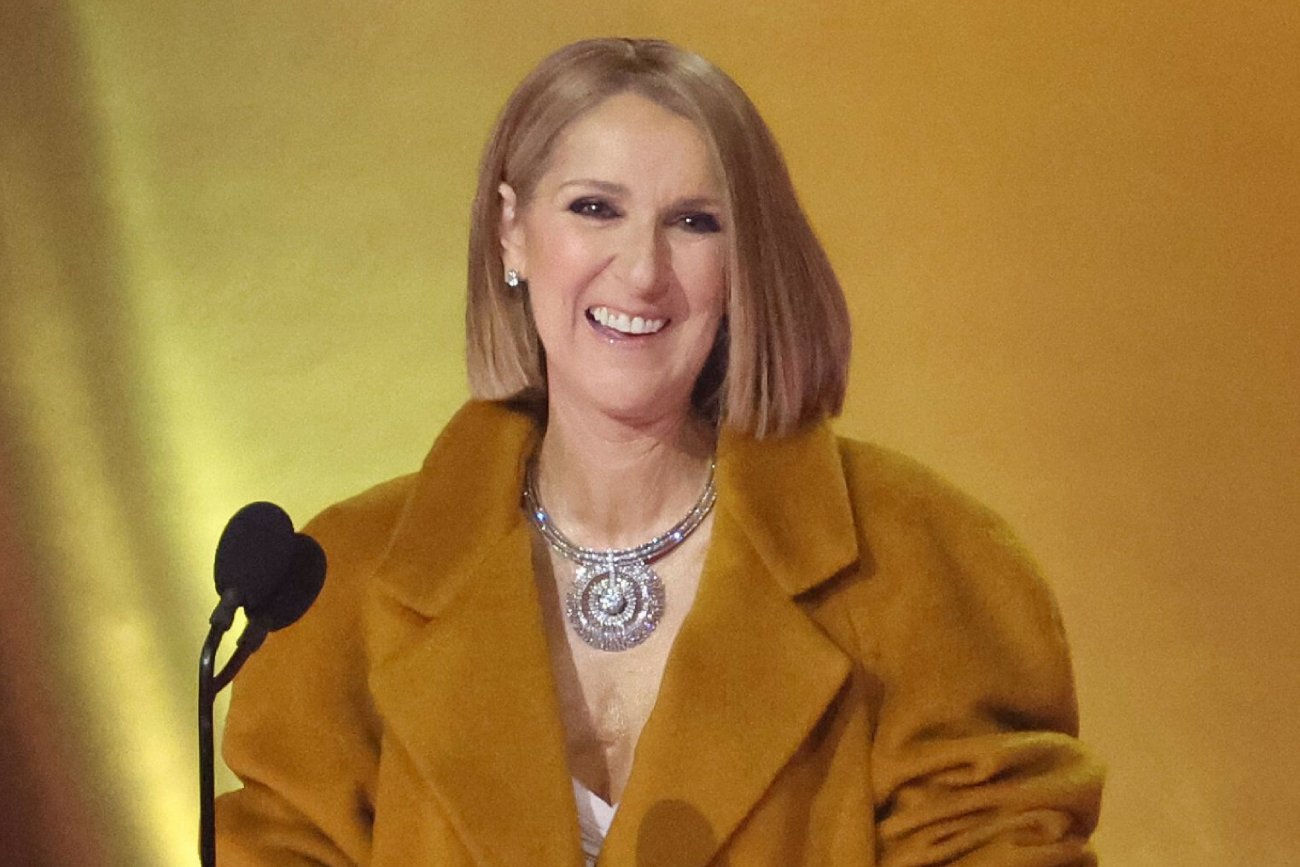 Celine Dion na gali rozdania Grammy's. Otrzymała owacje na stojąco