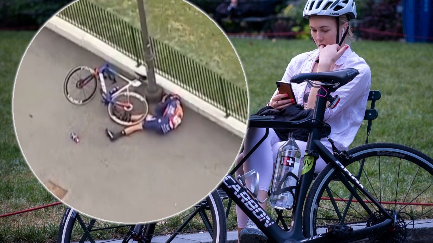 kask na rower czy trzeba nosić film wypadek kolaża bezpieczeństwo