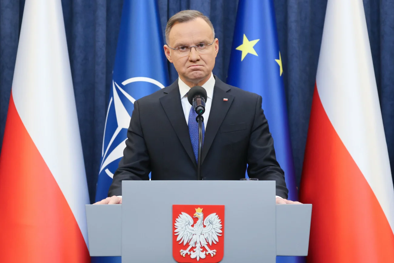 Wpadka Dudy podczas konferencji. Pomylił uniewinnienie z ułaskawieniem