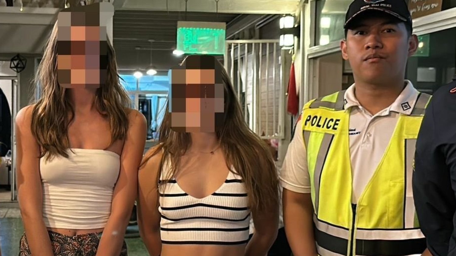 tajlandia polki turystyki opalanie się policja świątynia znaki zdjęcia tajlandia polki turystyki opalanie się policja świątynia znaki zdjęcia