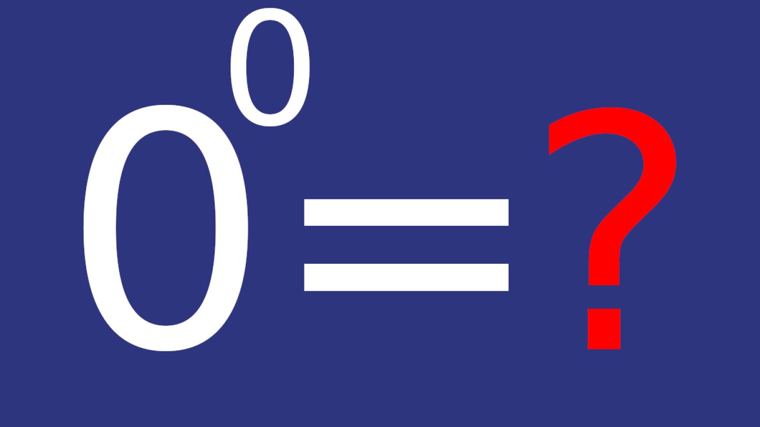 zero do potęgi zero 0^0 działanie zagadka matematyka viral symbol nieoznaczony