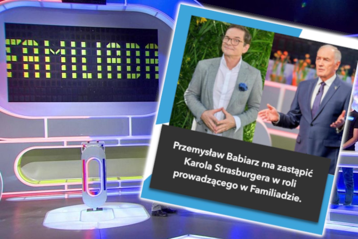 familiada karol strasburger przemysław babiarz tvp zmiana prowadzącego koniec familiada karol strasburger przemysław babiarz tvp zmiana prowadzącego koniec