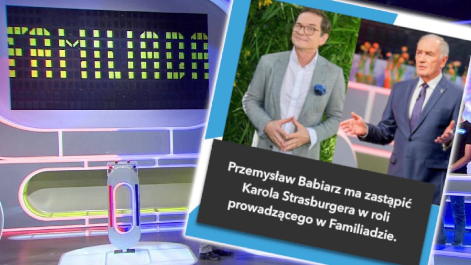 familiada karol strasburger przemysław babiarz tvp zmiana prowadzącego koniec
