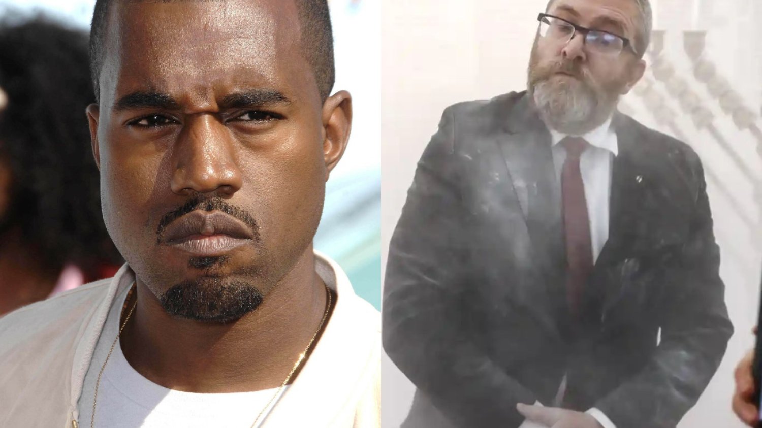 Kanye West dodał artykuł o Braunie. Raper zaskoczony incydentem z gaśnicą