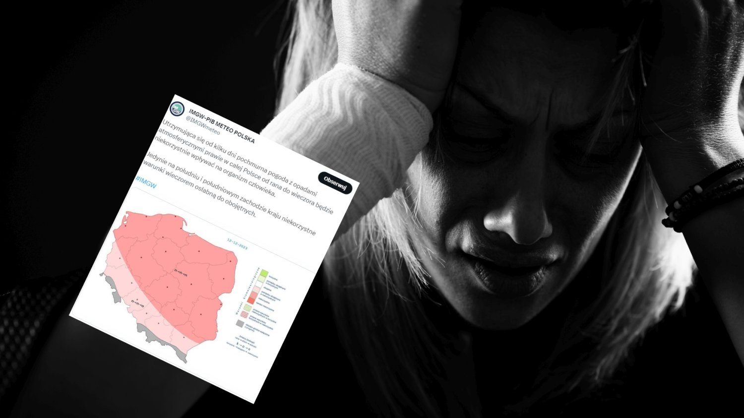 Dziś prześladować nas będzie złe samopoczucie.