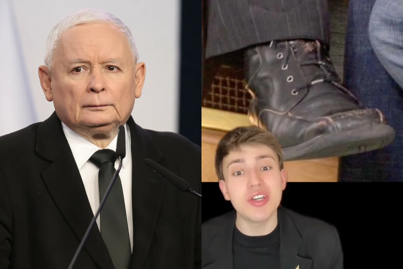 TikToker modowy skrytykował Kaczyńskiego. Wspomniał o 'zaniedbanych butach'