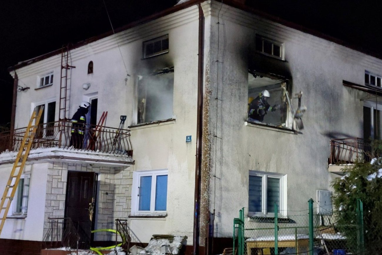Potakówka: Tragiczny pożar na Podkarpaciu. W płonącym domu zginął mężczyzna