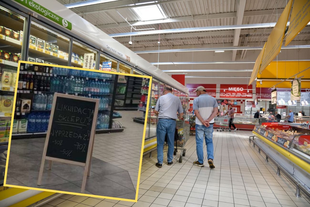 Auchan – pracownicy nie dostali wypłat. Zajęli towar i go wyprzedają