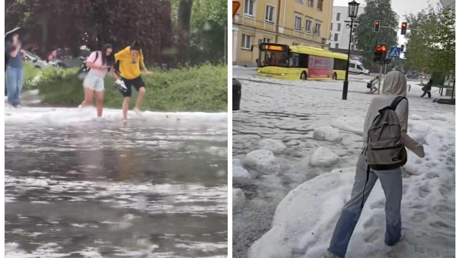 gniezno nawałnica grad filmy zdjęcia paraliż miasta deszcz pogoda gniezno nawałnica grad filmy zdjęcia paraliż miasta deszcz pogoda