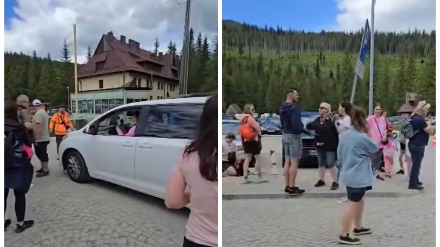 morskie oko parking filmik wideo awantura bilety rezerwacja