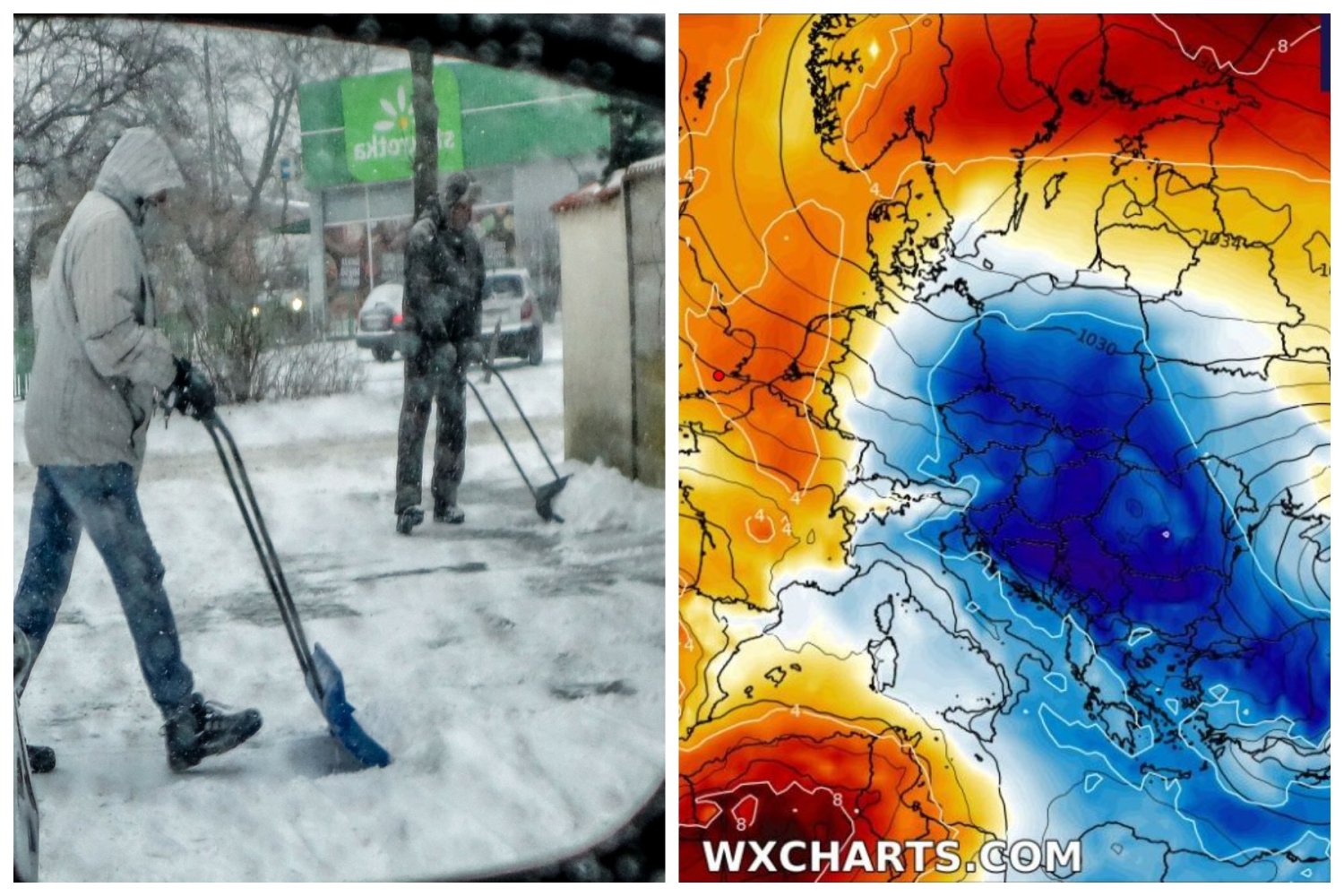 Przed nami mróz i opady śniegu. Może go spaść nawet 10 centymetrów.