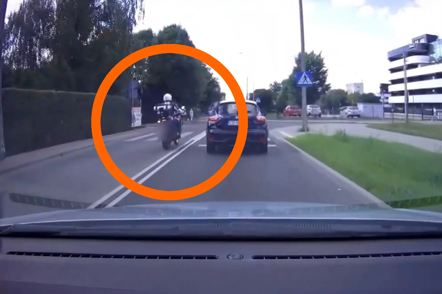 motocyklista mandat 30 tysięcy złotych film wideo bydgoszcz policja