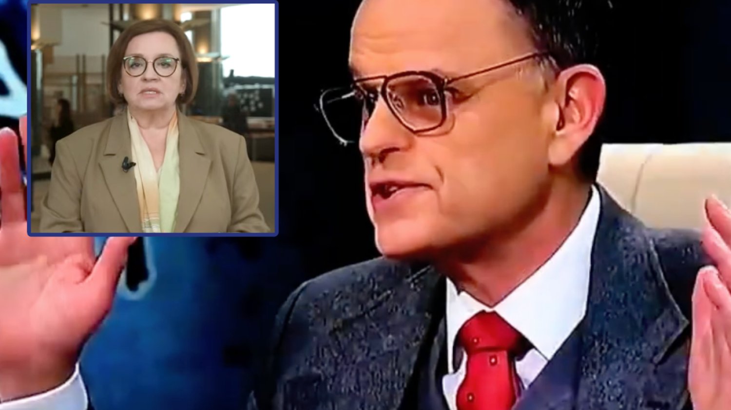 Anna Zalewska z PiS upomniała na wizji Morozowskiego z TVN24 Anna Zalewska z PiS upomniała na wizji Morozowskiego z TVN24