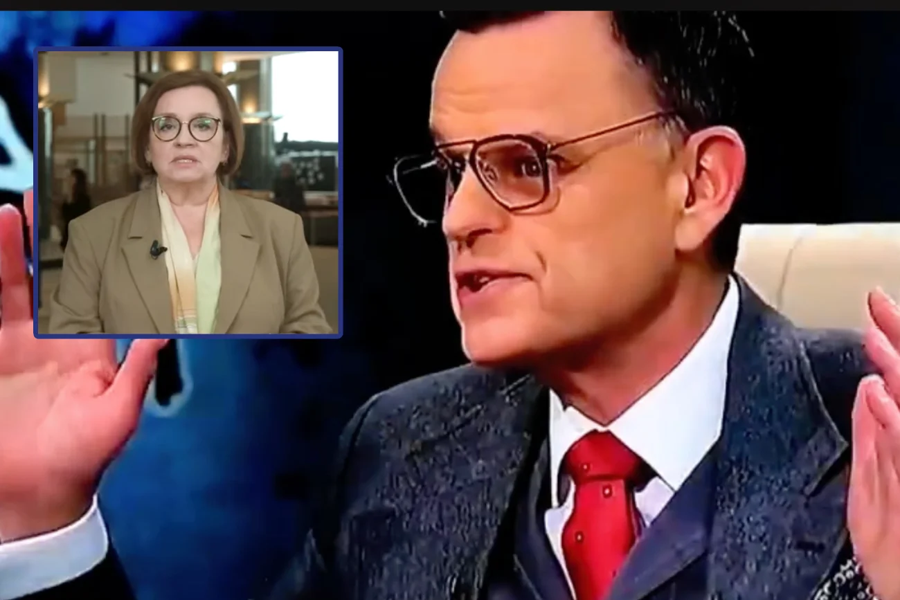 Anna Zalewska z PiS upomniała na wizji Morozowskiego z TVN24 Anna Zalewska z PiS upomniała na wizji Morozowskiego z TVN24