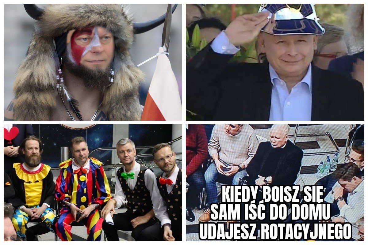 Po proteście w obronie TVP w wydaniu polityków PiS powstają niezliczone memy i grafiki.