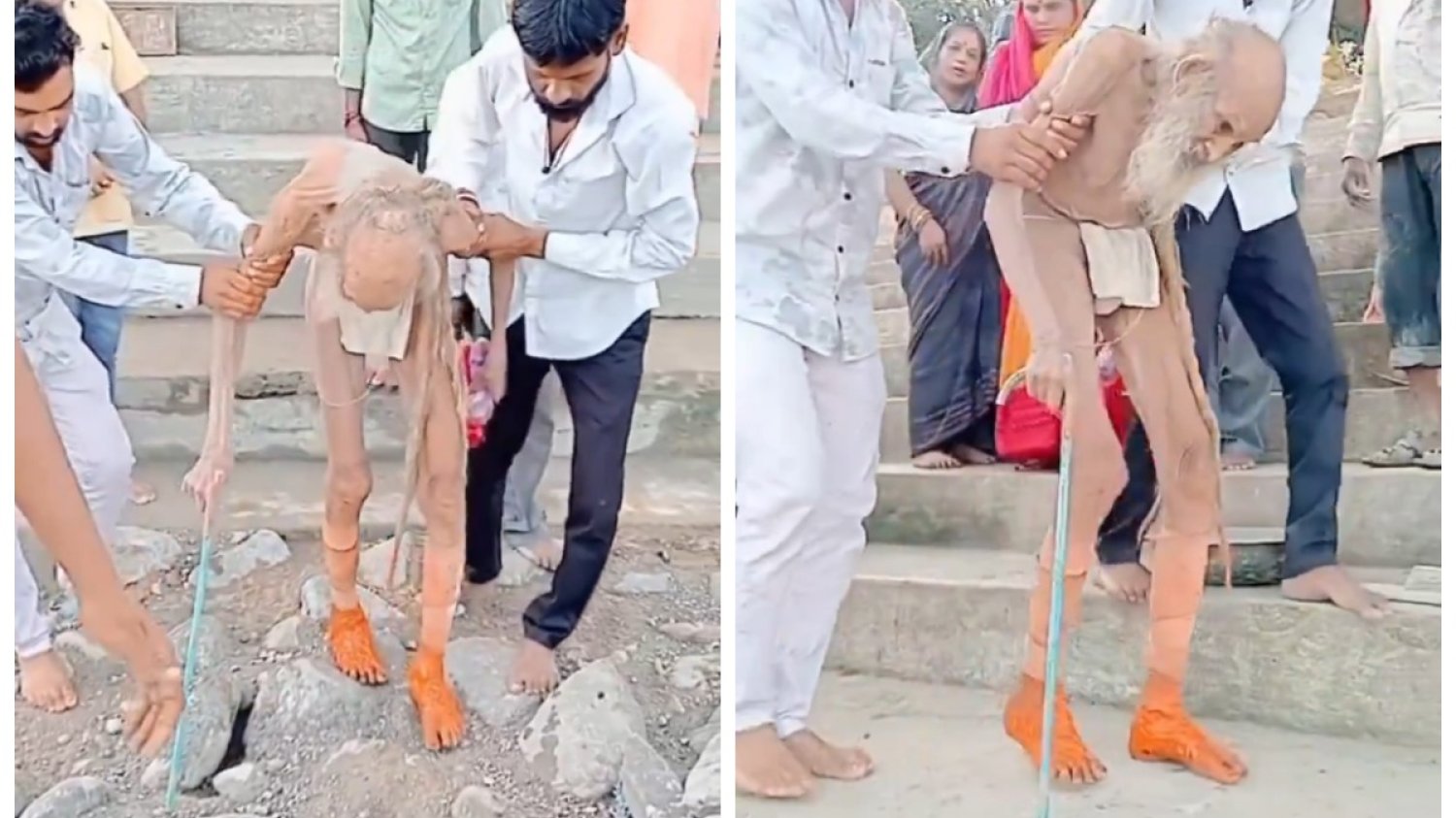 filmik starzec 188 lat kto to jest Siyaram Baba hindus wideo