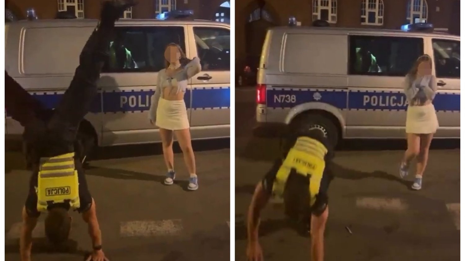 policjant na rękach dziewczyna filmik gdańsk wideo policjant na rękach dziewczyna filmik gdańsk wideo